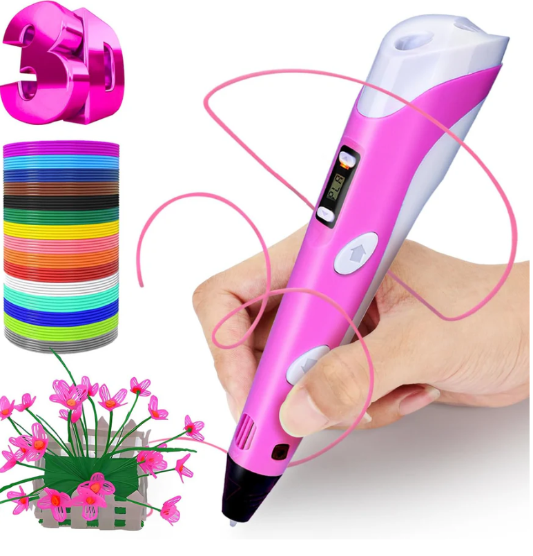 3D Creative Pen + Learning Book Bundle