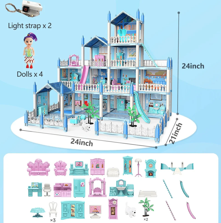 Doll House Villa for Kids