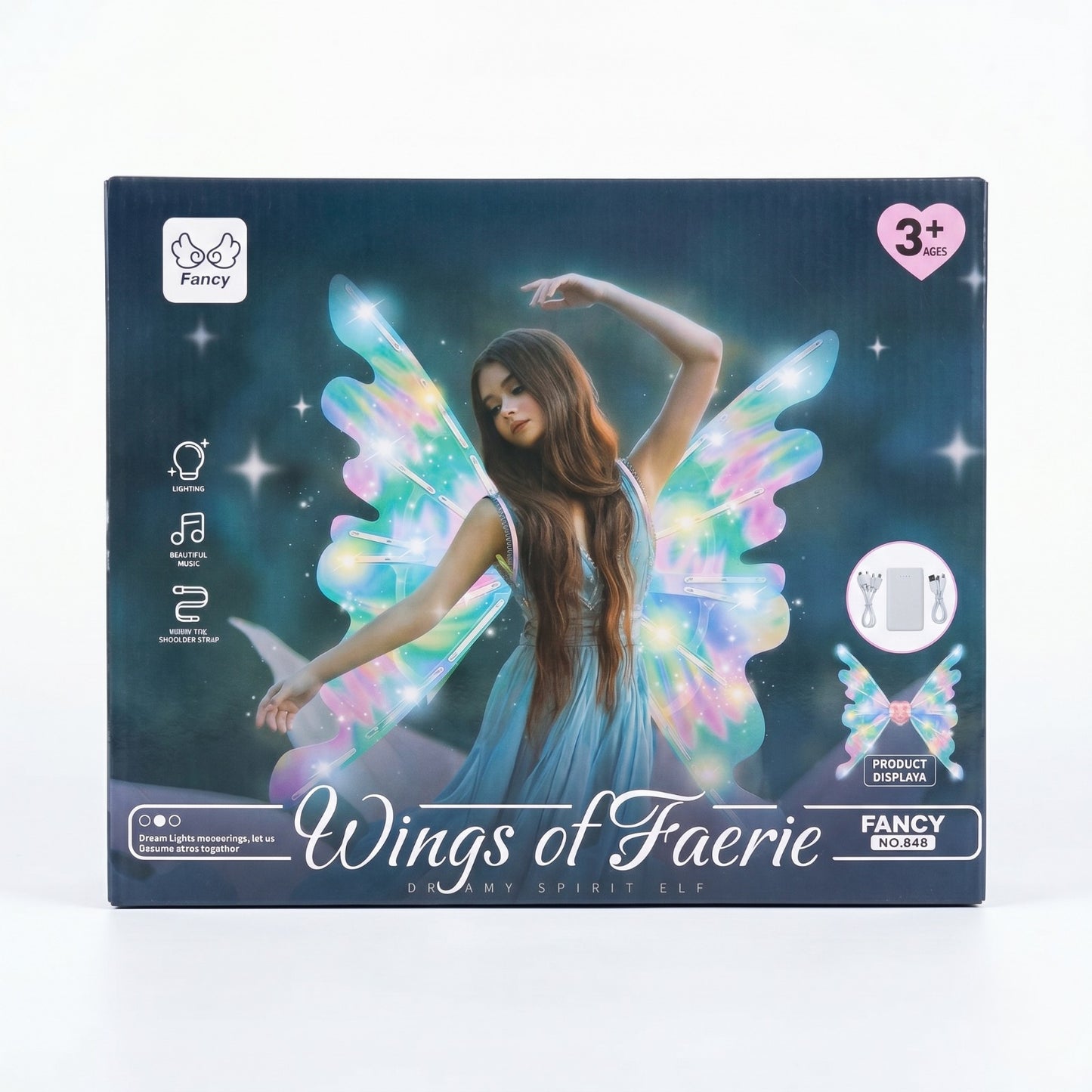 Magical LED Fairy Wings for Girls