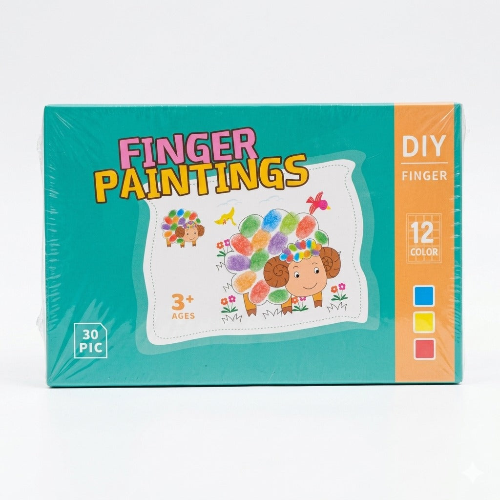 Kids Finger Paint Set – 30 Colors