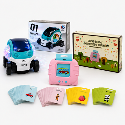 Concept Car + Flash Cards + Table Tennis Bundle